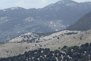 View of fort location above Agios Ioannis