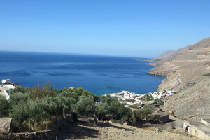 View towards lower fort and the west