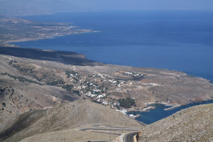 Observation post view to Sfakia and Frangokastello