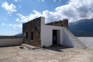 Fort reconstruction at Agia Ekaterini location