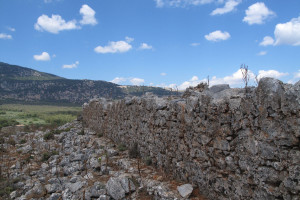 Fort ruins at Agios Dimitrios