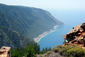 View towards Selouda and Agios Pavlos