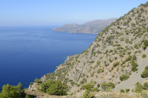 View to the west from the fort