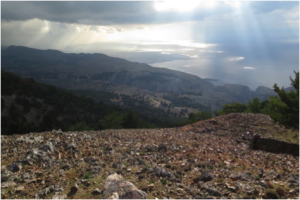 View of Anopoli plateau from the fort 