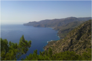 View of Sougia from Profitis Illias 